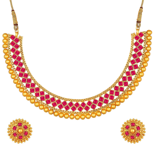 Ruby Glow Choker Set - Image 2