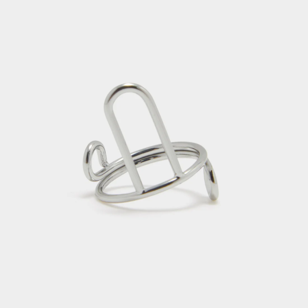 Silver Luxe Nail Ring