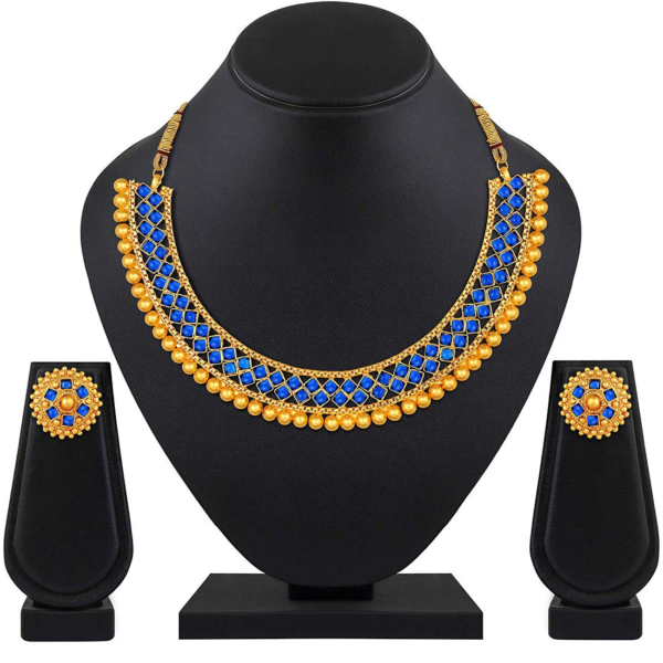 Blue Aura Pearl Set