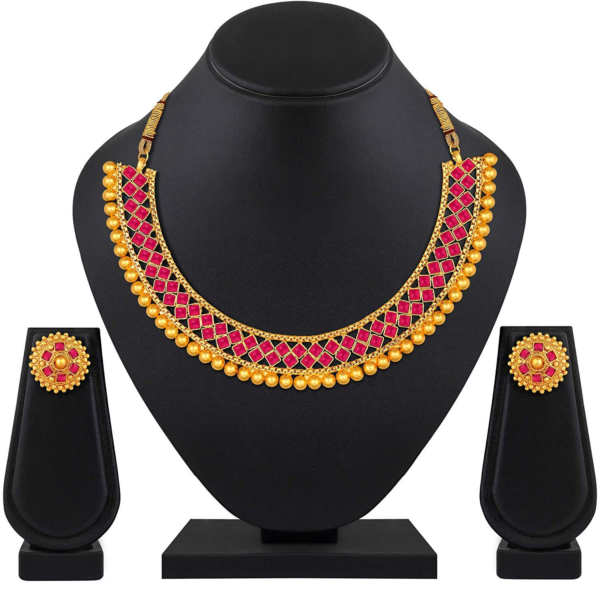 Ruby Glow Choker Set - Image 3