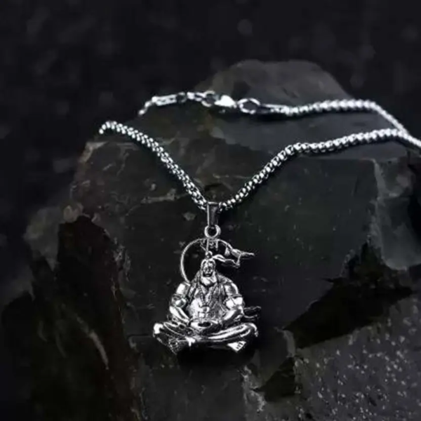 Divine Protector Hanuman Ji Silver Locket - Image 5